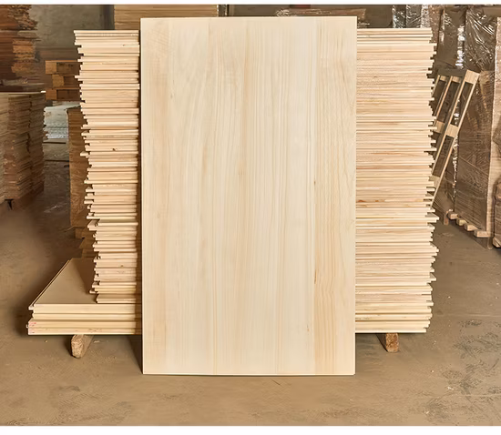 Tastiera in paulownia all'ingrosso con anima in legno massiccio per snowboard in paulownia