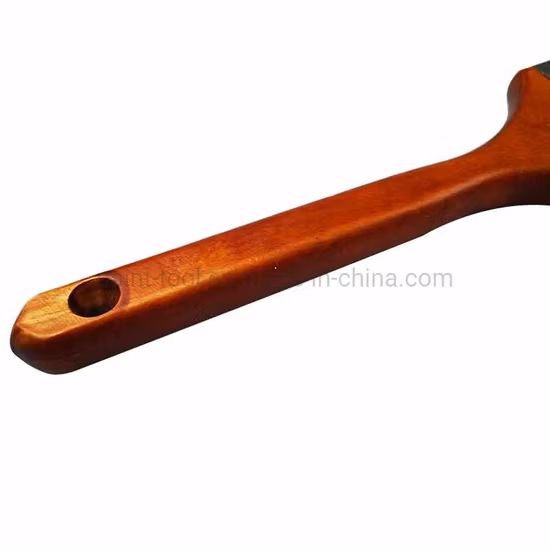 Strumento professionale per pennello per telaio con manico in legno, filamenti morbidi da parete