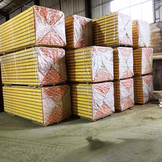 Trave ad H in legno massello H20 gialla per la costruzione di travi in ​​legno