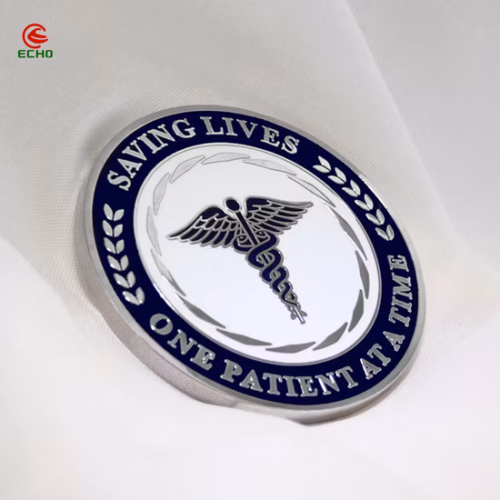 Porcellana Moneta di artigianato in metallo placcato argento all'ingrosso Moneta in legno Lincoln Monete con logo personalizzato Testo Us Moneta commemorativa personalizzata medica